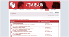Desktop Screenshot of forum.synergologie.org